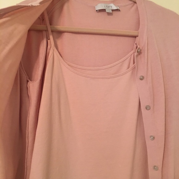 NWOT designer (2) piece tank top with matching sweater - Picture 3 of 11